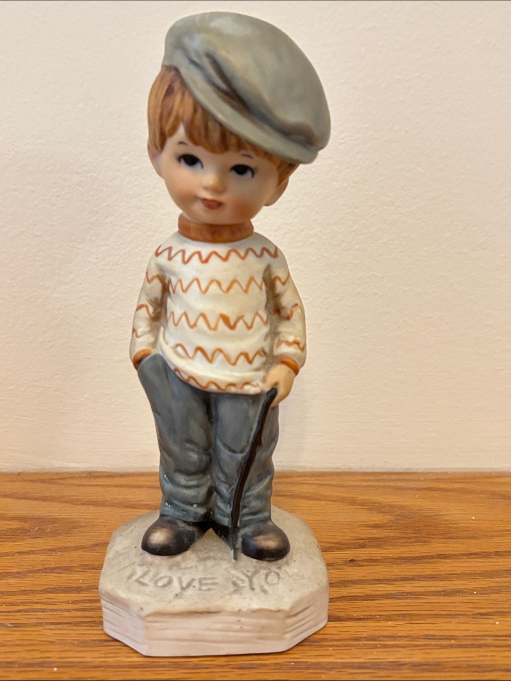 Vintage Moppets Figurine by Fran Mar 1971 “I Love You”